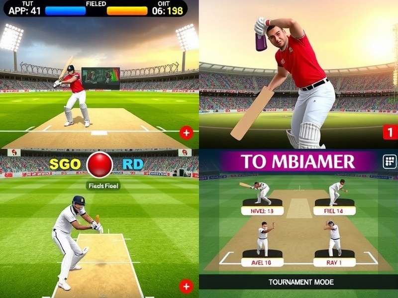 Bollywood Cricket Frenzy tournament mode interface